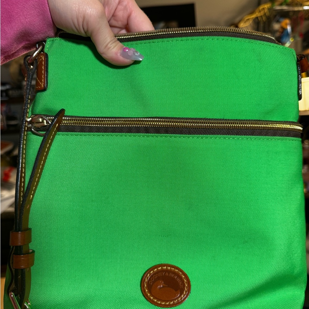 Dooney & Bourke Nylon Vibrant Green Crossbody Bag